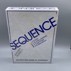 Sequence Strategy Folding Board Card Game NEW SEALED Vintage 1995